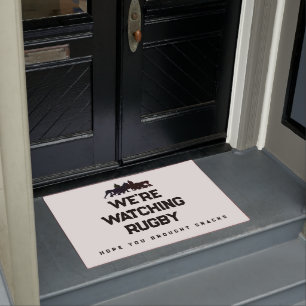 Rugby Fan Doormat Deurmat