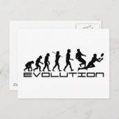 Rugby Football Sport Evolution Art Briefkaart (Voorkant / Achterkant)
