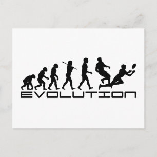 Rugby Football Sport Evolution Art Briefkaart