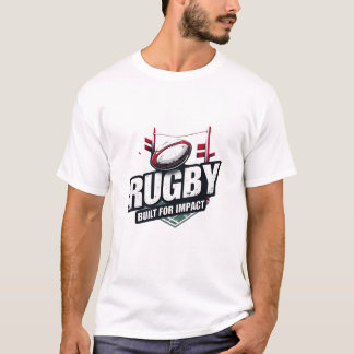 Rugby – Gebouwd voor Impact Sporten T-shirt