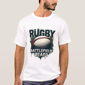 Rugby – Gevechtsklaar Urban Grafisch T-shirt