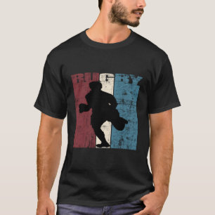 Rugby Gift Idee Rugby Rugby Speler Distres T-shirt