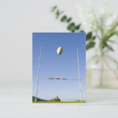 Rugby Goal Briefkaart (Staand voorkant)