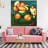 Rugby - Grande Impression sur Toile Encadrée (Insitu(Salon))