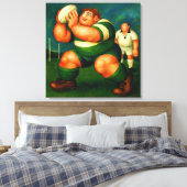 Rugby - Grande Impression sur Toile Encadrée (Insitu(Chambre))