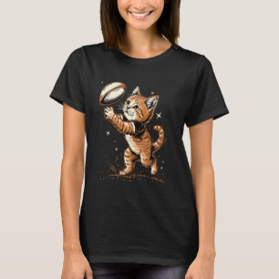 Rugby Heren, Dames & Kids Cat Rugby speler T-shirt