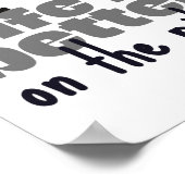 Rugby: Het leven is beter op het pitch. Poster (Hoek)