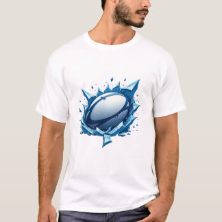 Rugby Ijsbreker – Dynamische Wintersporten T-shirt
