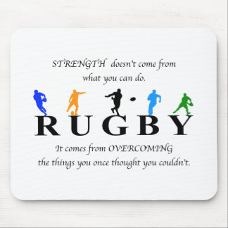Rugby Inspirerend Quote Muismat
