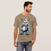 Rugby katten vriend t-shirt (Voorkant volledig)