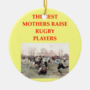 RUGBY KERAMISCH ORNAMENT