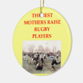 RUGBY KERAMISCH ORNAMENT (Links)