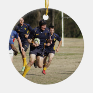 Rugby Keramisch Ornament