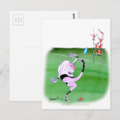 Rugby Kick beroemd gemaakt door Tony Fernandes Briefkaart (Voorkant / Achterkant)