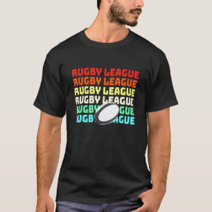 Rugby League Speler Retro Rugby League T-shirt