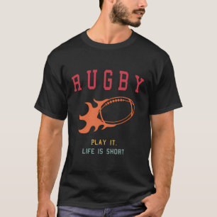 Rugby leven is kort t-shirt