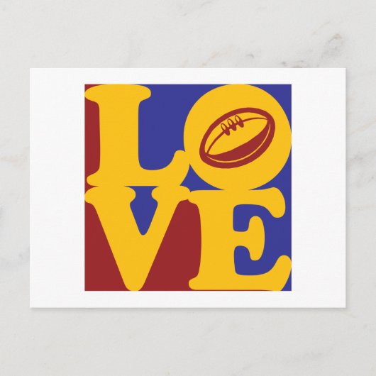Rugby Love Briefkaart (Voorkant)
