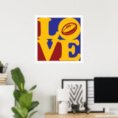 Rugby Love Poster (Thuiskantoor)