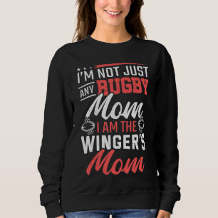 Rugby mam ik ben de winger's mam rugby speler trui