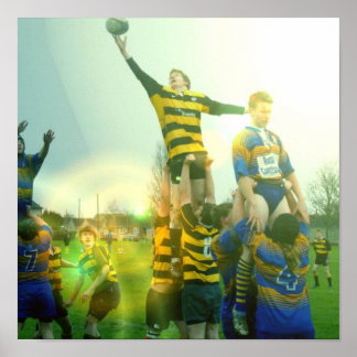Rugby Match Poster