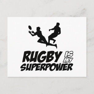 Rugby mijn superkracht briefkaart