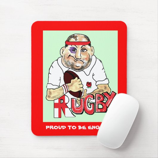 RUGBY MOUSEMAT MUISMAT (Met muis)