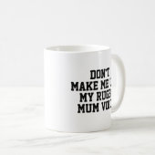 Rugby mum Gift Mok | Funny Quote Slogan Coach (Voorkant rechts)