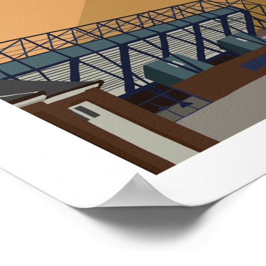 Rugby Park, Kilmarnock. Impression du stade (Coin)