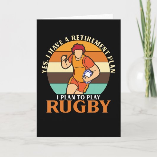 Rugby Pensioenplan Rugby Kaart (Voorkant)