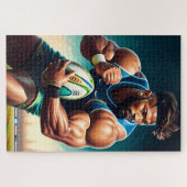Rugby Player 1014 pièce Jigsaw Puzzle (Horizontal)