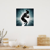 Rugby Player Art Print (Keuken)