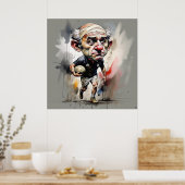 Rugby Player Art Print (Keuken)