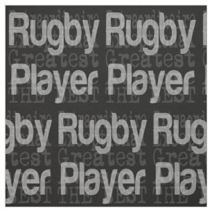 Rugby Player Extraordinaire Stof
