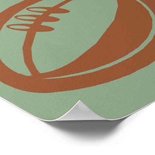 Rugby Pop Art Poster (Hoek)