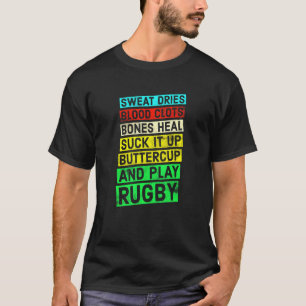 Rugby Quote Spelen Rugby T-shirt