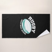 Rugby Ruck Maul Scrum Football Sport (Serviette de bain)