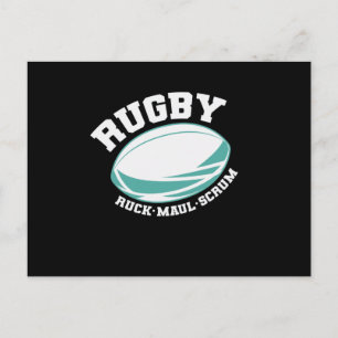 Rugby Ruck Maul Scrum Football Sport Briefkaart