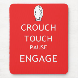 Rugby scrum instructies (oud) muismat