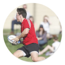Rugby speler Sticker