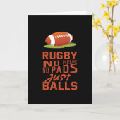 Rugby Sport Gift Kaart (Gele Bloem)