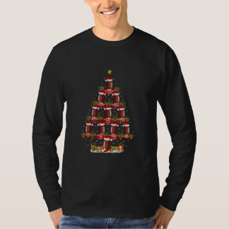 Rugby Sports Xmas Tree Lighting Rugby met Kerstmis T-shirt