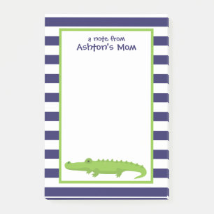 Rugby Stripes Alligator Post-it Blocnote Post-it® Notes