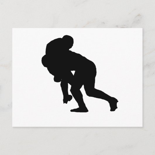 Rugby Tackle Briefkaart (Voorkant)