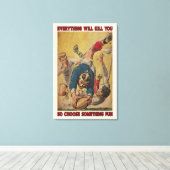Rugby Tout Tue Vous Toile Décor Poster (Insitu (Plancher de Bois))