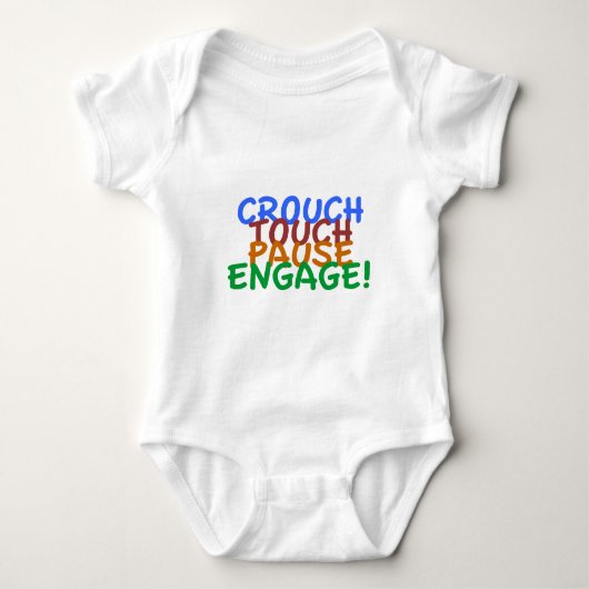 Rugby Union Crouch Touch Pause Engage Romper (Voorkant)