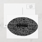 Rugby Union Gifts Briefkaart (Voorkant / Achterkant)