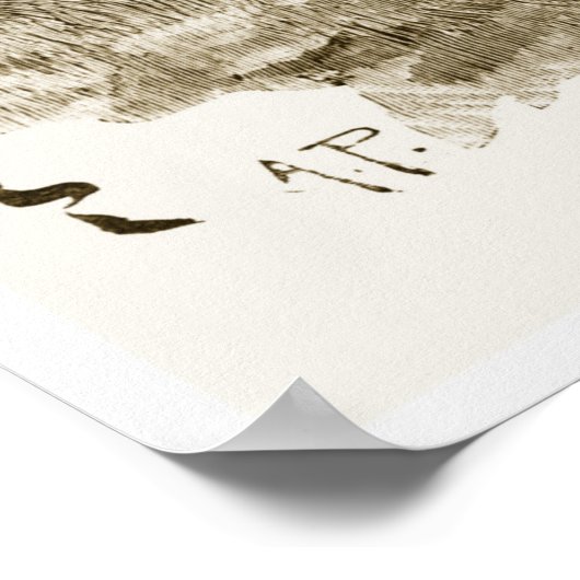 Rugby vintage - Impression d'archives (Coin)