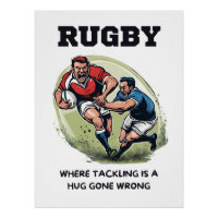 Rugby waar aanpakken een knuffel is die verkeerd i