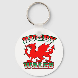 Rugby Wales Flag Dragon Sleutelhanger