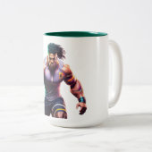 Rugby Warrior Two-Tone Mok (Voorkant rechts)